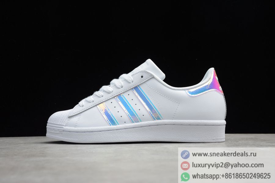 Adidas Originals Superstar White Iridescent FV3139 Unisex Shoes